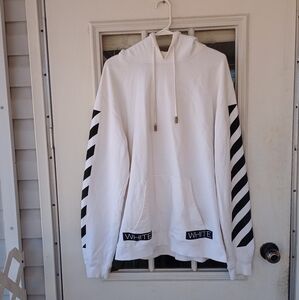 Off white C/O Virgil abloh “blue collar “ Hoodie XL Men's